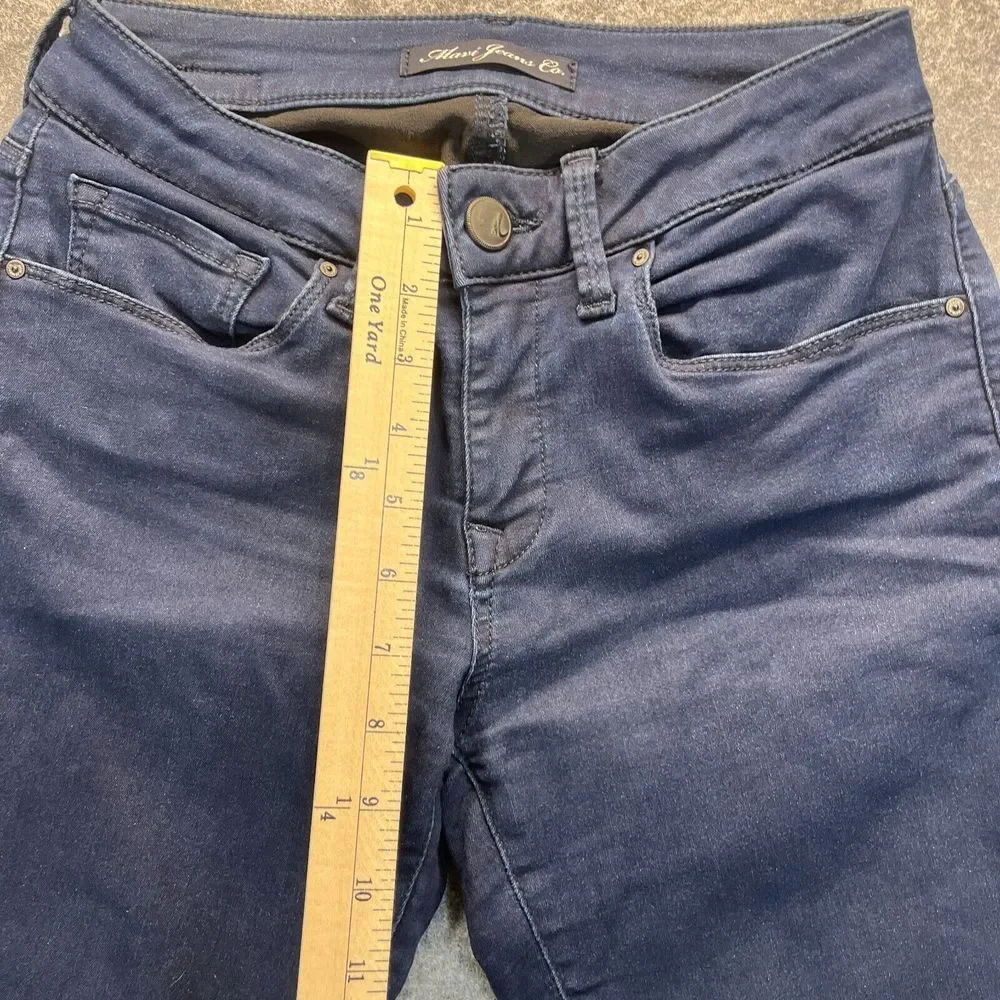 Mavi Jeans Women's 26x28 Skinny Dark Blue Stretch Mid‎ Rise Denim